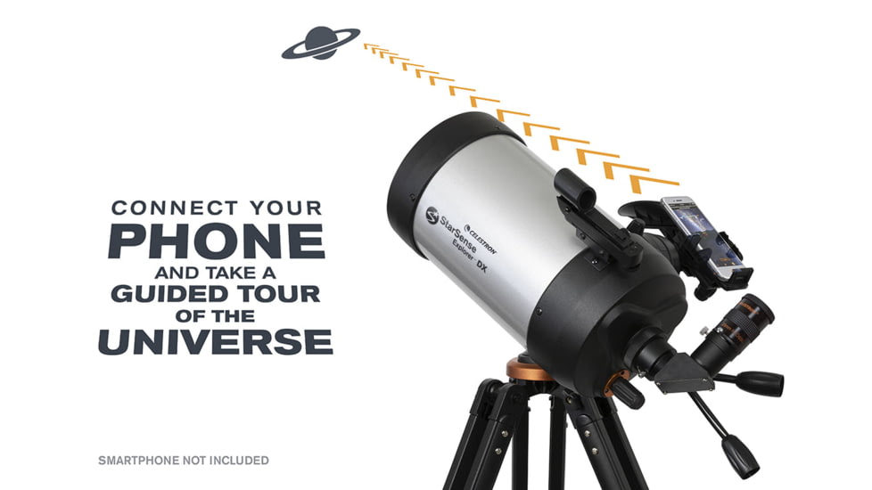 Celestron Starsense Explorer DX 5in SCT Telescope, Silver/Black, 22462