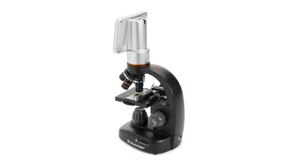 Celestron TetraView LCD Digital Touch Screen Microscope, Black/Silver 44347