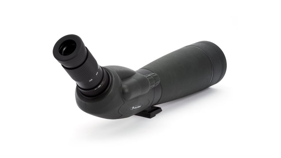 OpticsPlanet Exclusive Celestron TrailSeeker 20-60x80mm Spotting Scope w/TS Tripod &amp; Smartphone Adapter, Black, 52332-OP-DS