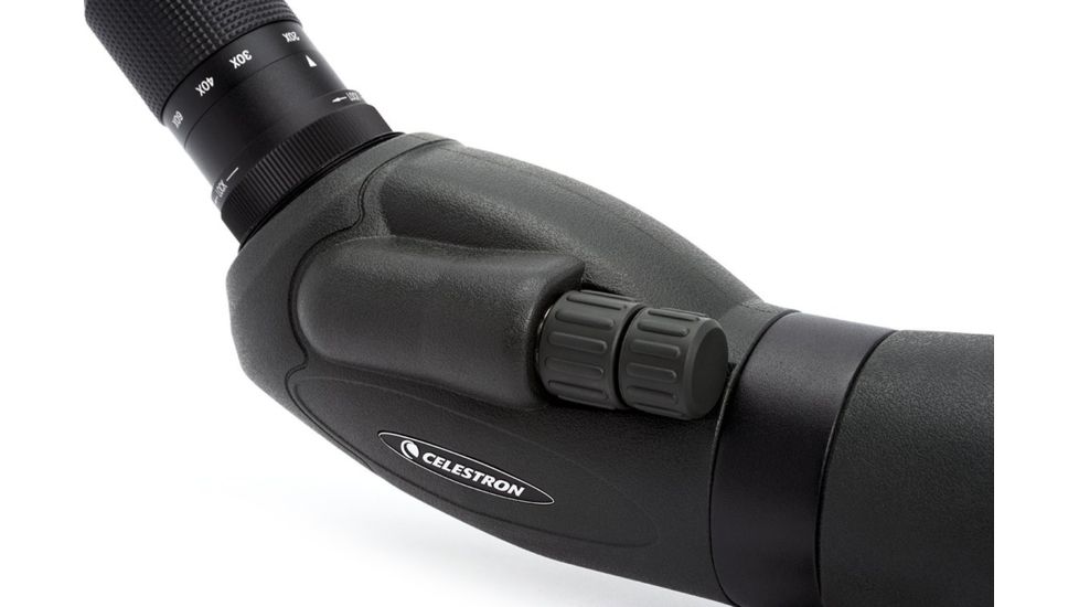 OpticsPlanet Exclusive Celestron TrailSeeker 20-60x80mm Spotting Scope w/TS Tripod &amp; Smartphone Adapter, Black, 52332-OP-DS