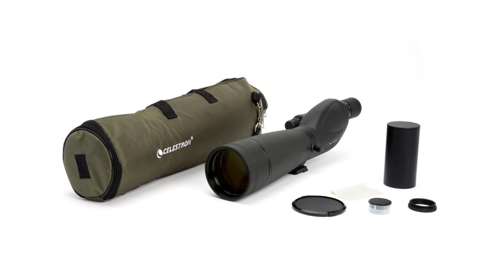 Celestron TrailSeeker 80,19.9x3.5x5.1in,Straight Spotting Scope 52333
