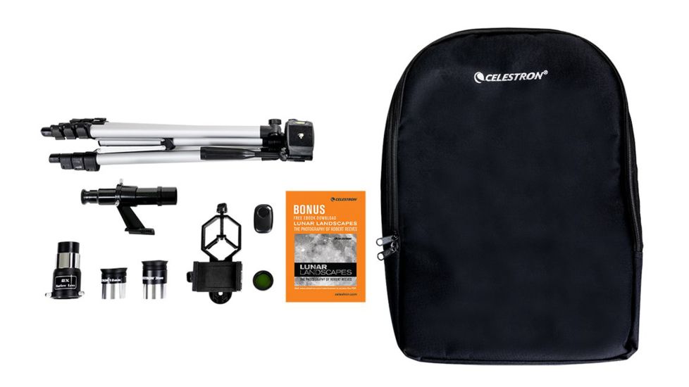 Celestron Travel Scope 70DX, 10-168x Portable Telescope, Gray/Black, 22035