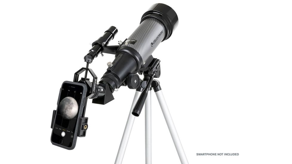 Celestron Travel Scope 70DX, 10-168x Portable Telescope, Gray/Black, 22035