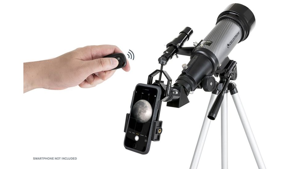 Celestron Travel Scope 70DX, 10-168x Portable Telescope, Gray/Black, 22035