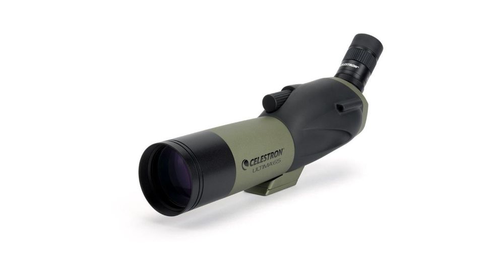 Celestron Ultima 65 Spotting Scope Angled, 18-55x65mm Zoom 52248