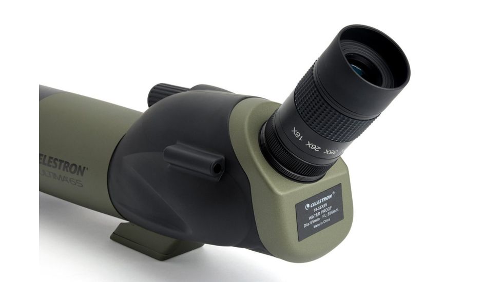 Celestron Ultima 65 Spotting Scope Angled, 18-55x65mm Zoom 52248