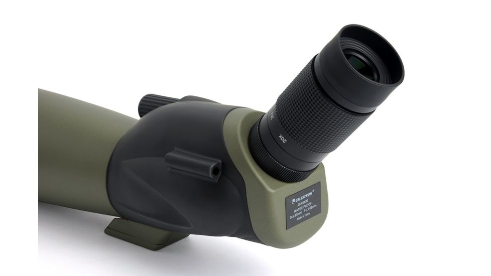 Celestron Ultima 80 Angled Spotting Scope, 20-60x80mm, 45 Degree w/ Smartphone Adapter 52350