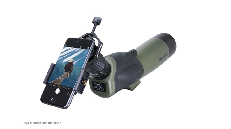 Celestron Ultima 80 Angled Spotting Scope, 20-60x80mm, 45 Degree w/ Smartphone Adapter 52350