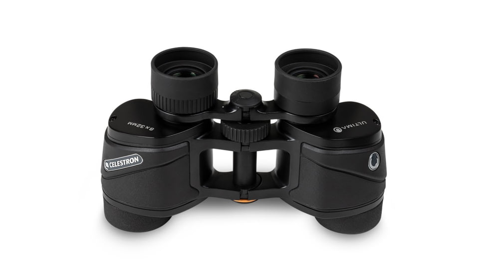 Celestron Ultima 8x32mm Porro Binocular, 15 mm, Bak-4, Multicoated, Black, 72251