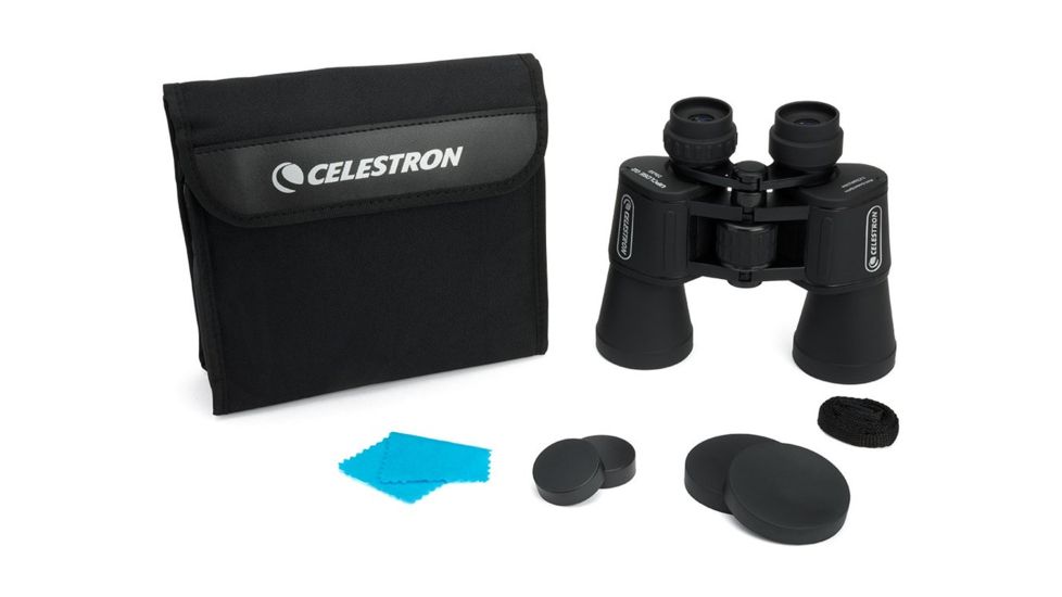 Celestron UpClose G2 20x50 Porro BK-7 Prism Binoculars, Matte Black - Box 71258