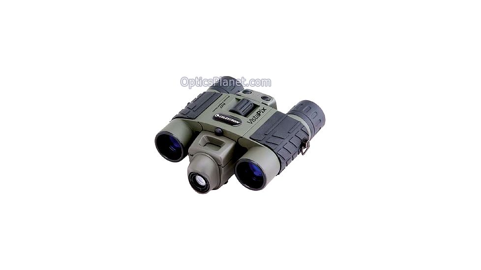 Celestron Vistapix 8x22 VGA 0.3 MP Digital Camera Binoculars - Hunter Green 72217