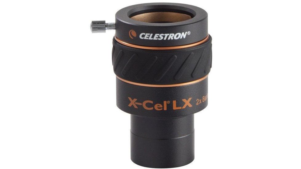 Celestron X-CEL 2x Barlow Lens Telescope Eyepiece 93529