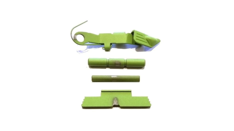 Centennial Defense Systems Extended Control Kit w/Serrated Mag Release for Gen 1-3 Glock 9mm, .40S&amp;W, .357SIG, 2 Pins, Zombie Green, 40132