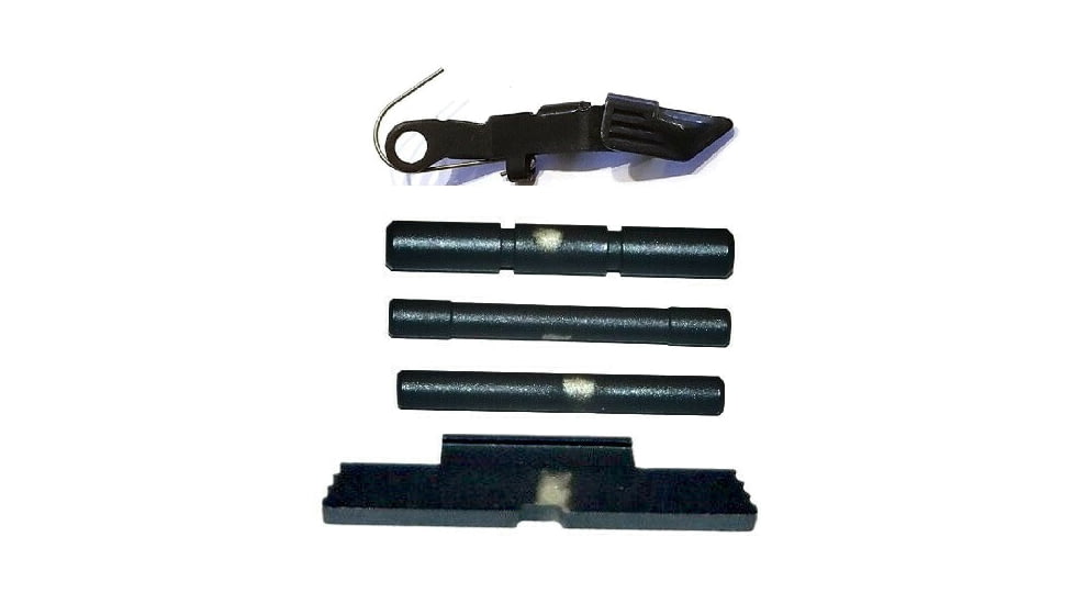 Centennial Defense Systems Extended Control Kit w/Serrated Mag Release for Gen 4 Glock 9mm, .40S&amp;W, .357SIG, 3 Pins, Black, 40078
