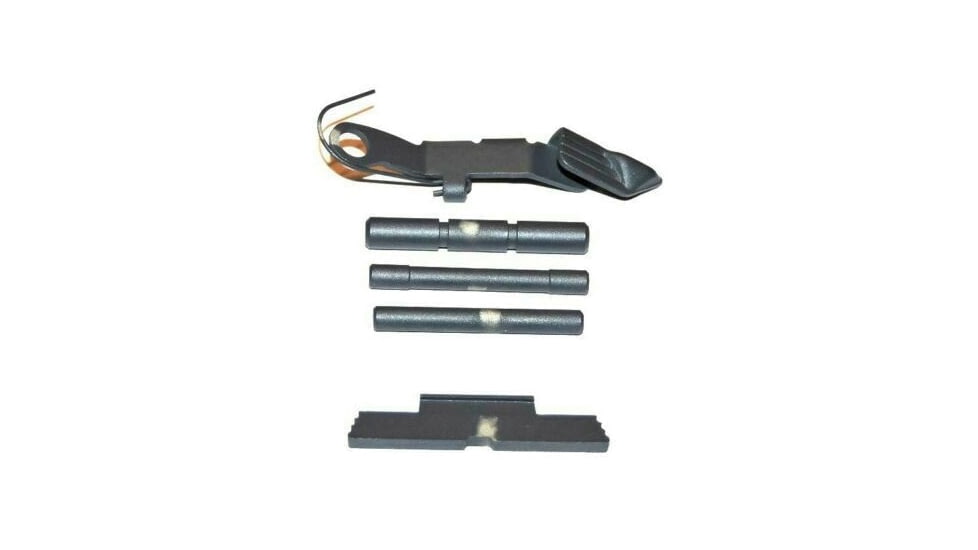 Centennial Defense Systems Extended Control Kit w/Serrated Mag Release for Gen 4 Glock 10mm, .45ACP, 3 Pins, Glock Gray, 40150