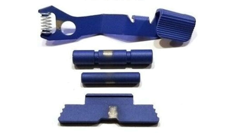 Centennial Defense Systems Extended Control Kit for Glock 42/43, 2 Pins, Blue, 40407