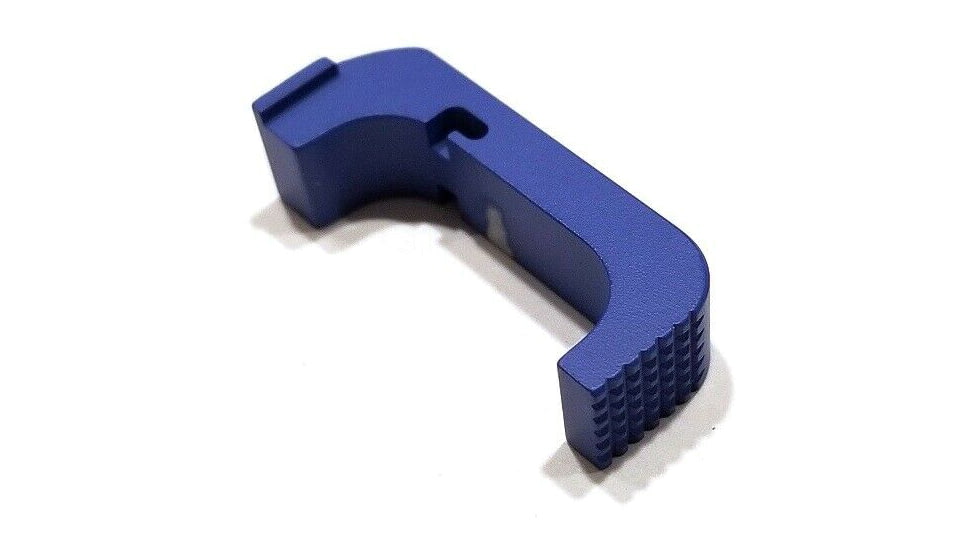Centennial Defense Systems Extended Mag Release for Glock 43X/48, Stippled, Blue, 20515