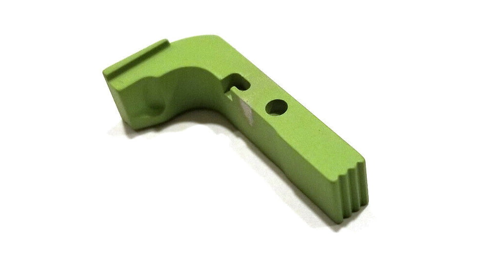 Centennial Defense Systems Extended Mag Release w/2.5lb Spring for Gen 1-3 10mm, .45ACP Glock, Serrated, Zombie Green, 20633