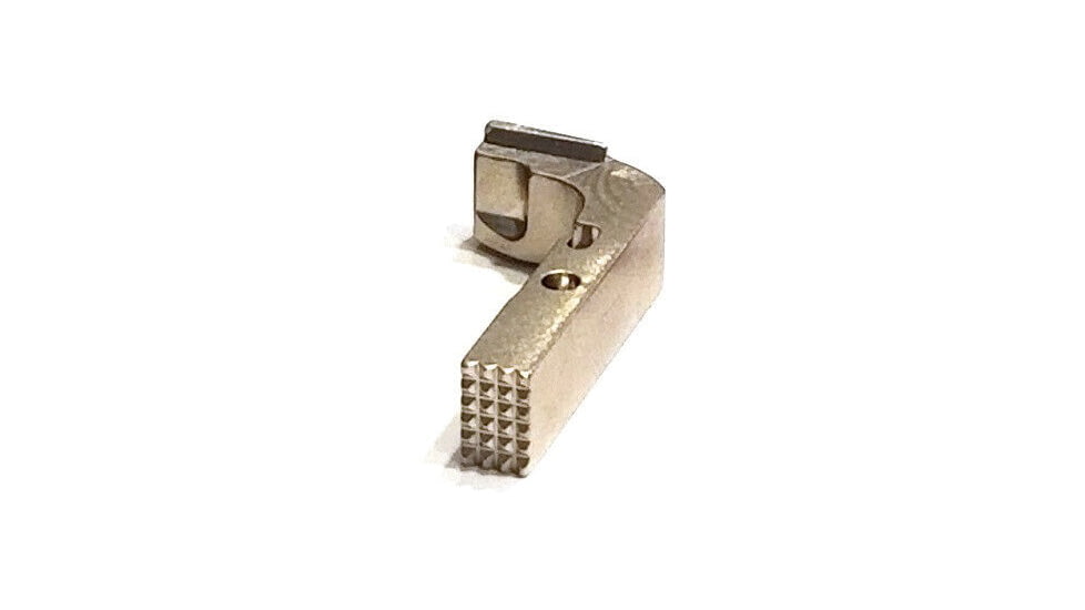 Centennial Defense Systems Extended Mag Release w/2.5lb Spring for Gen 1-3 10mm, .45ACP Glock, Stippled, Nickel, 20641