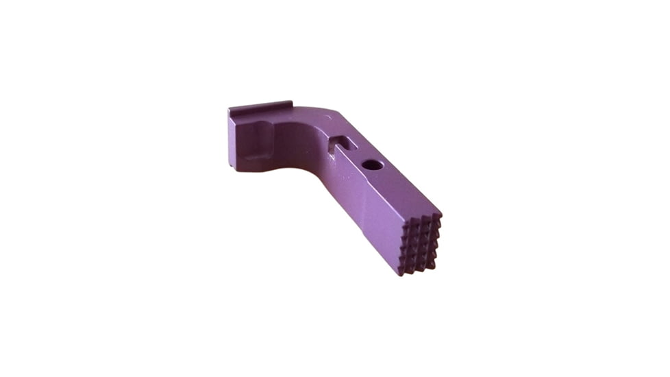 Centennial Defense Systems Extended Mag Release w/2.5lb Spring for Gen 1-3 10mm, .45ACP Glock, Stippled, Purple, 20644