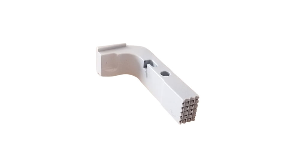Centennial Defense Systems Extended Mag Release w/2.5lb Spring for Gen 1-3 10mm, .45ACP Glock, Stippled, White, 20647