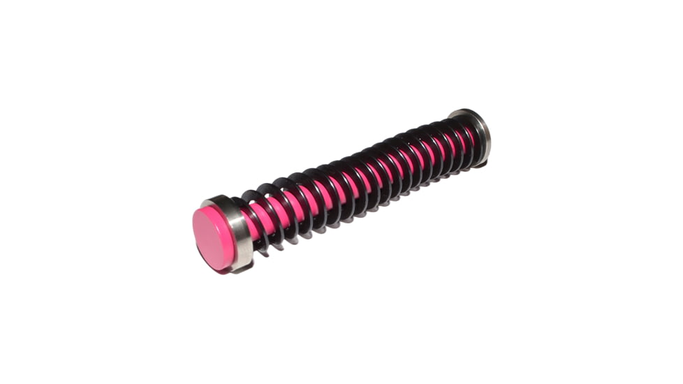 Centennial Defense Systems Glock 26/27 Gen 1-5 CDS Stainless Single Spring Guide Rod Assembly, Pink, 16lb Spring, 15232