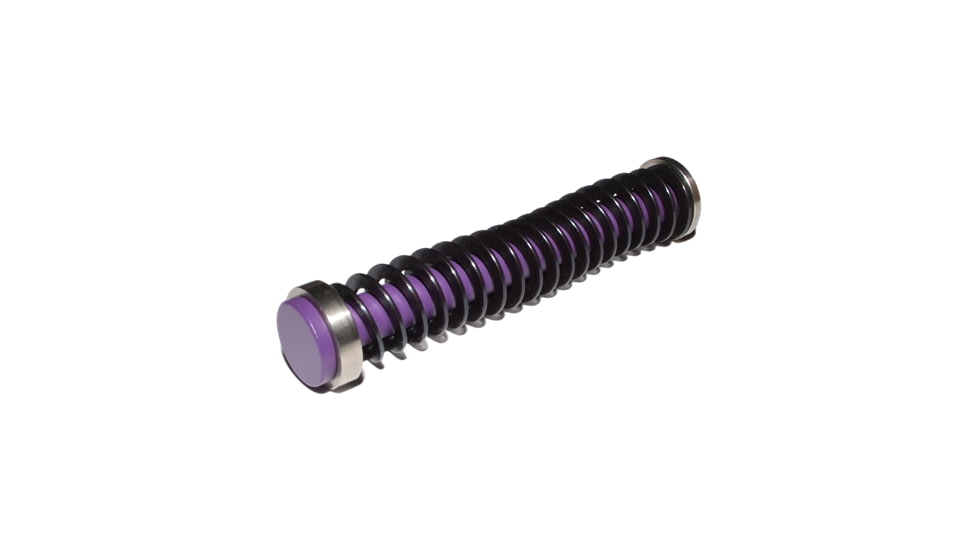 Centennial Defense Systems Glock 26/27 Gen 1-5 CDS Stainless Single Spring Guide Rod Assembly, Purple, 16lb Spring, 15236