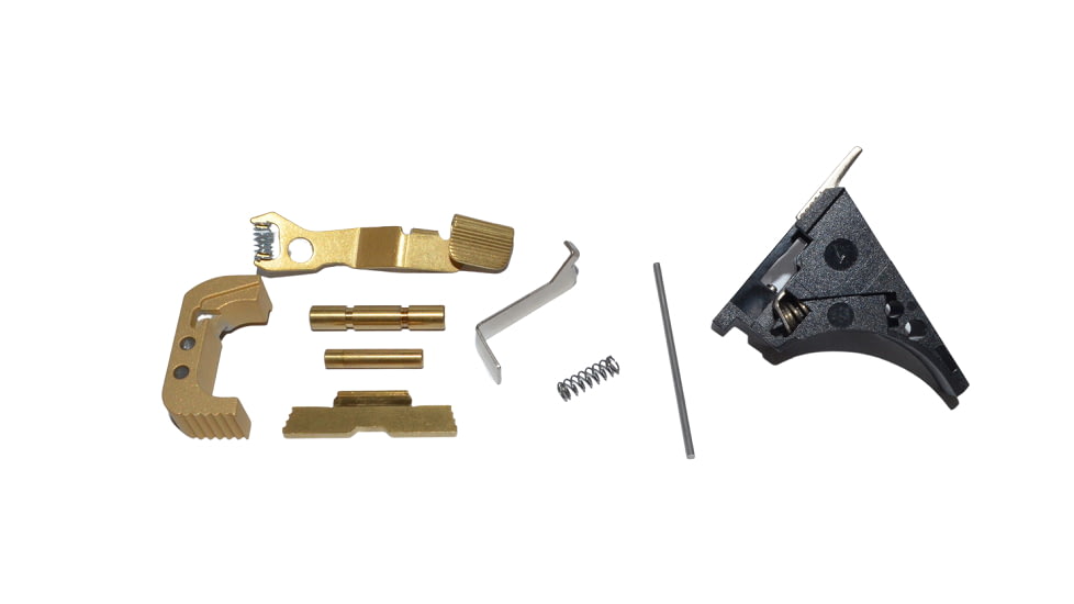 Centennial Defense Systems Glock 43 Lower Parts Kit, 2.5lb Mag Catch Spring, 50% Power Trigger Spring, TiN, LPK-EXT-MOD43