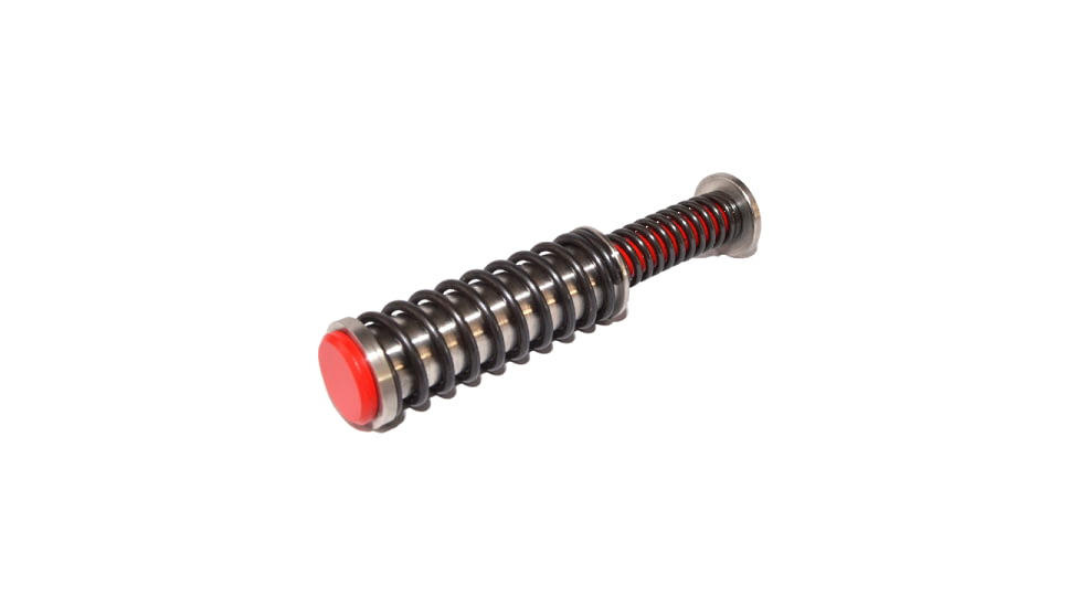 Centennial Defense Systems Stainless Steel Guide Rod Assembly for Gen 1-5 Glock 26,27, Red, 18lb Spring, 14375