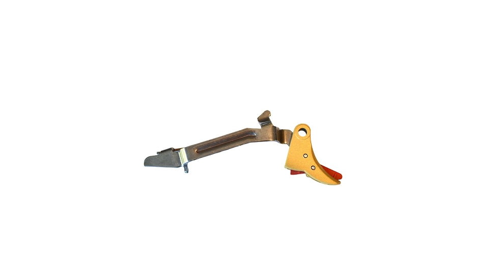 Centennial Defense Systems Trigger Assembly w/Stainless Steel Bar for Gen 1-4 Glock, Gold, Red, except 10mm/.45ACP models, 20856