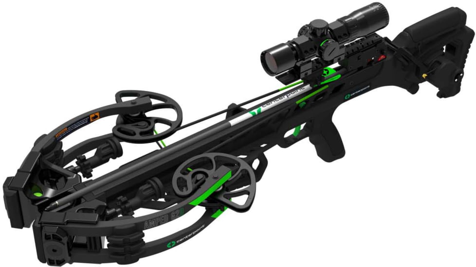 CenterPoint Amped G2D Crossbow, 430fps, Black, C0013
