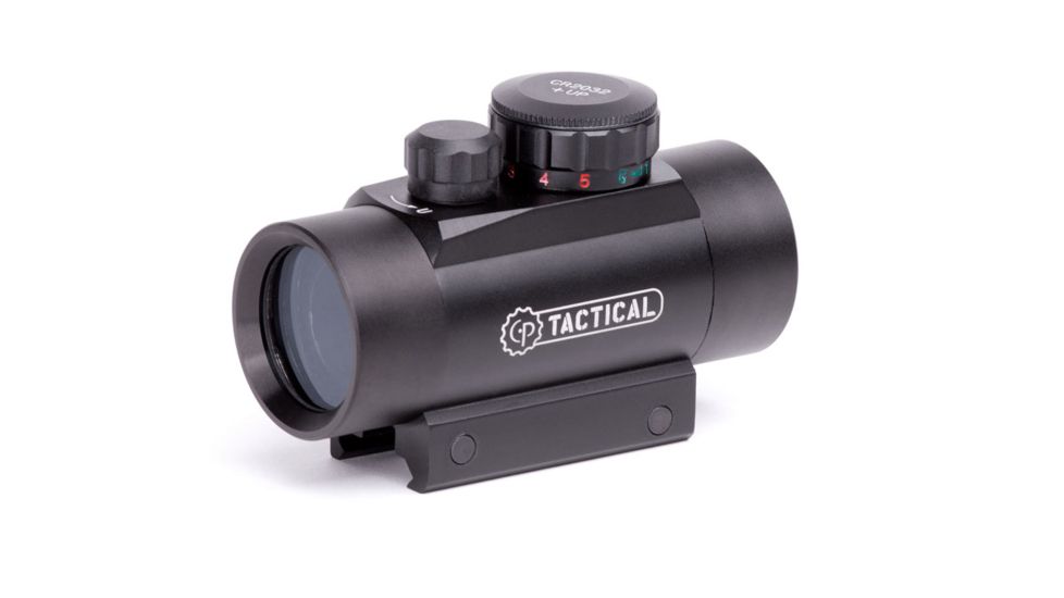 CenterPoint Obj Reflex Sight, 1x40mm, Unlimited Eye Relief, 5 MOA Dot, Black