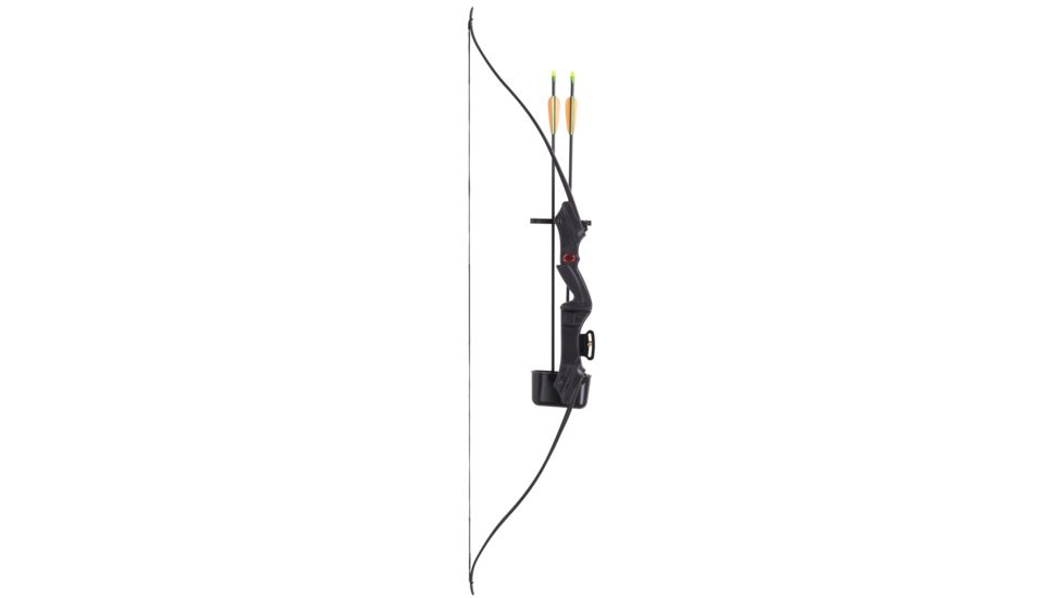 CenterPoint Sentinel Youth Recurve Bow/20lb Draw Weight/Right Handed, Black, ABY215