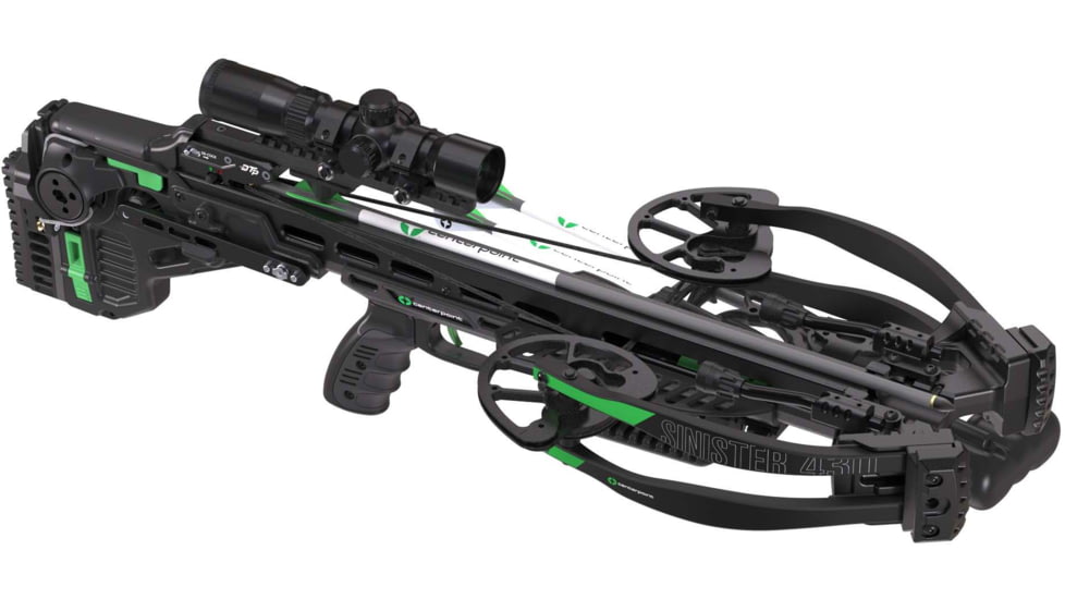 CenterPoint Sinister 430D Crossbow, 430fps, Black, C0021