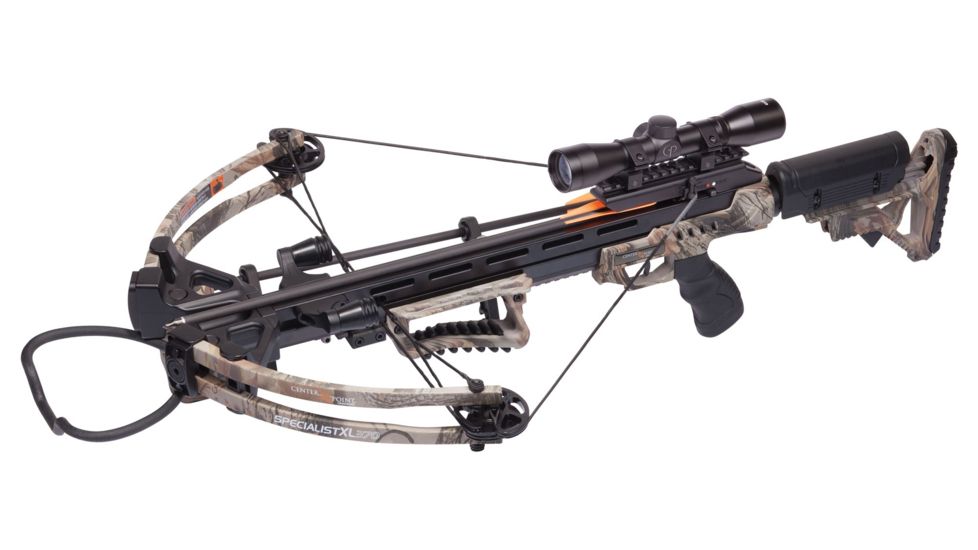 CenterPoint Specialist XL 370 Compound Crossbow Package / 185lb Draw Weight, AXCSP185CK