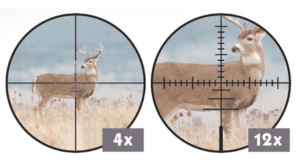 CenterPoint Spectrum 4-12x44mm FFP Rifle Scope, Black, LR412FFPS1