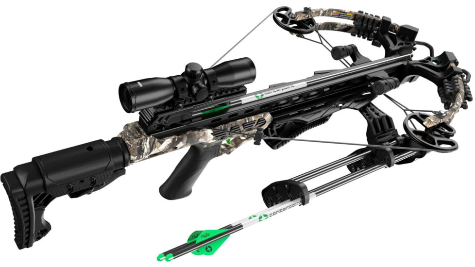 Centerpoint Xbow Kit Amped 425 4x32 Fold Stk Camo Power Draw