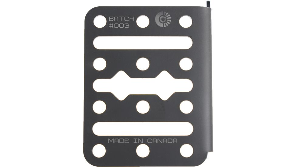 Centrifuge Training NCP-E Negative Cant Plate &amp; TQ Mount, Left Hand, Ceracoted, Grey, AG-00274