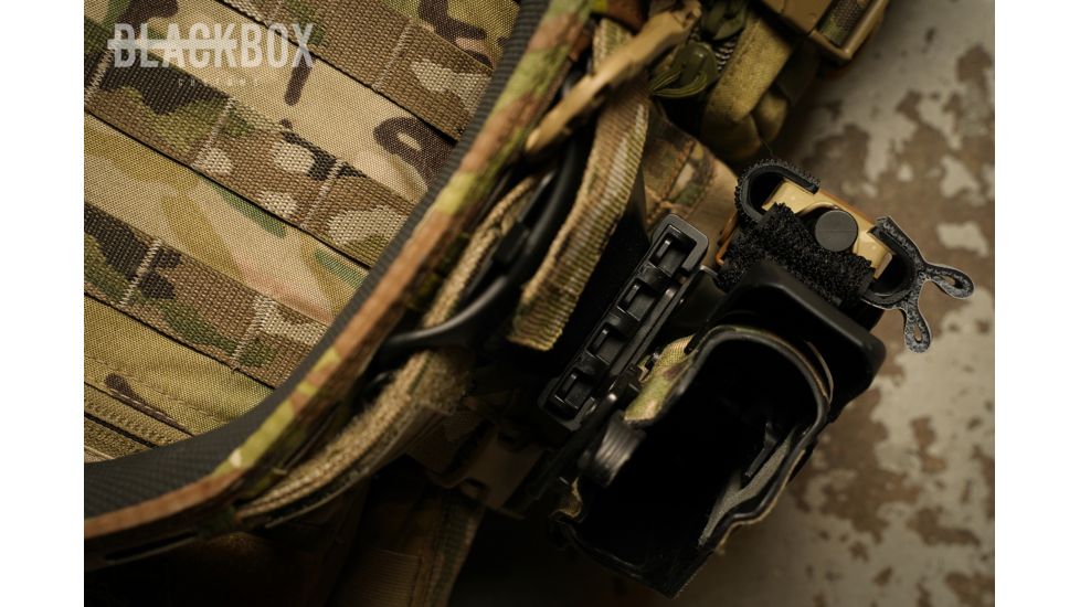 Centrifuge Training NCP-E Negative Cant Plate &amp; TQ Mount, Left Hand, Ceracoted, Grey, AG-00274