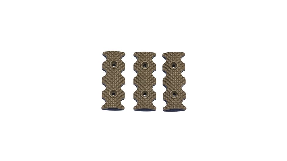 Centurion Arms Standard CMR 3-Pack Polymer Rail Covers, FDE, 3.25 M11-234-C441