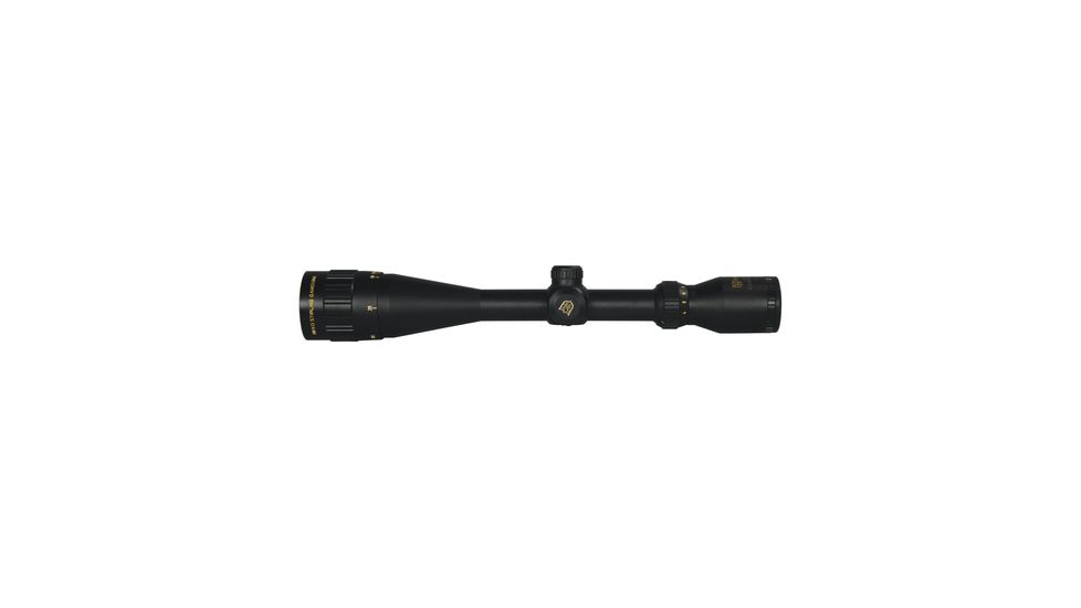 Nikko Stirling Gameking Rifle Scope 4-16x40mm Adjustable Objective Red/Green Illuminated LRX Reticle Matte Black Finish
