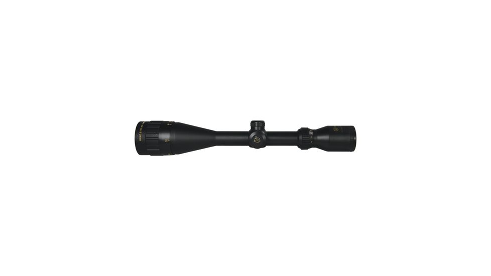 Nikko Stirling Gameking Rifle Scope 4-16x50mm Adjustable Objective Red/Green Illuminated LRX Reticle Matte Black Finish