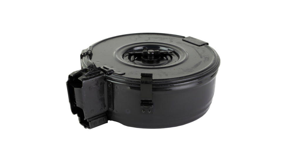Century Arms MAAK78B AK 75rd 7.62x39mm Drum For AK-Platform Black Polymer, Polymer, MAAK78B-75RD