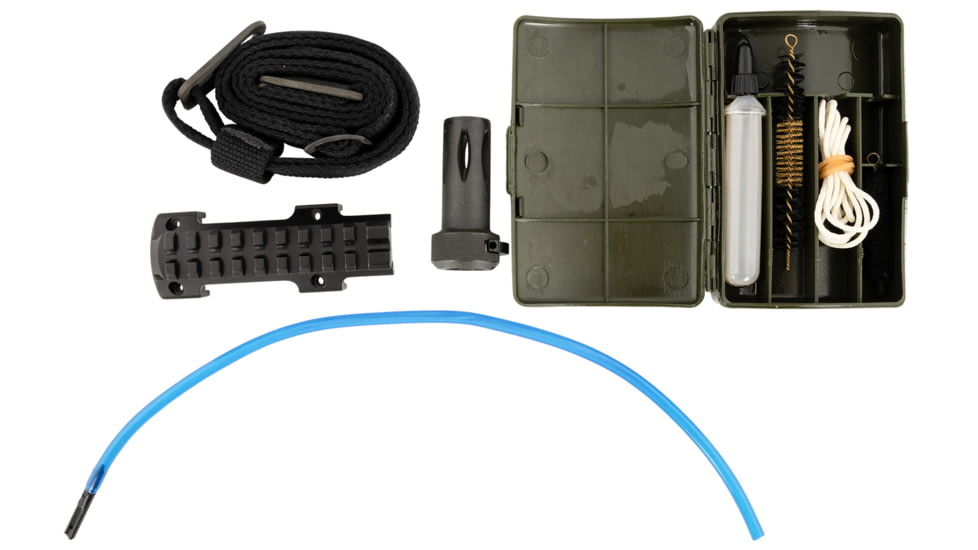 Century Arms MKE AP5 Accessory Kit w/Pistol Cleaning Kit and Flash Hider, 9mm Luger, Full Size, 8.9 in, OT9103