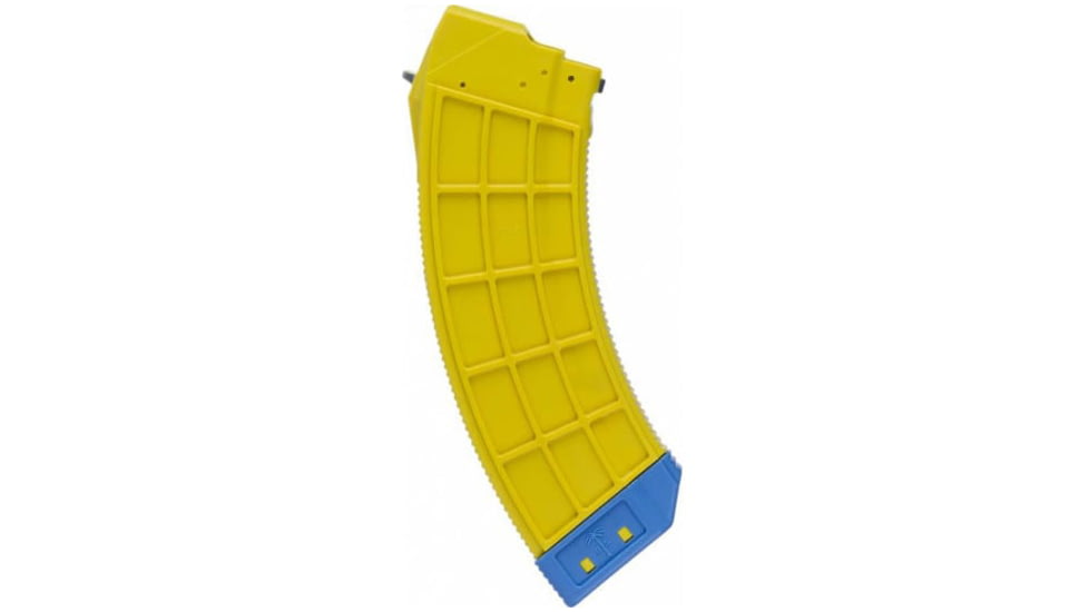 Century Arms US Palm Banana Yellow AK-47 Rifle Magazine, 7.62x39mm, 30 Round, Yellow, 1 Pack, Polymer, MA1196A-30RD