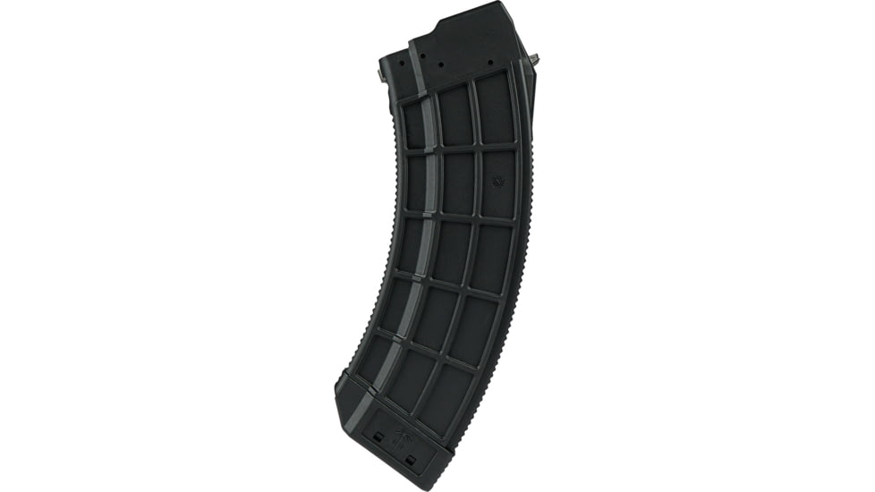 Century Arms US Palm Standard AK-47 Rifle Magazine w/Stainless Steel Latch, 7.62x39mm, 30 Round, Black, 1 Pack, Polymer w/Stainless Steel Latch, MA692A-30RD