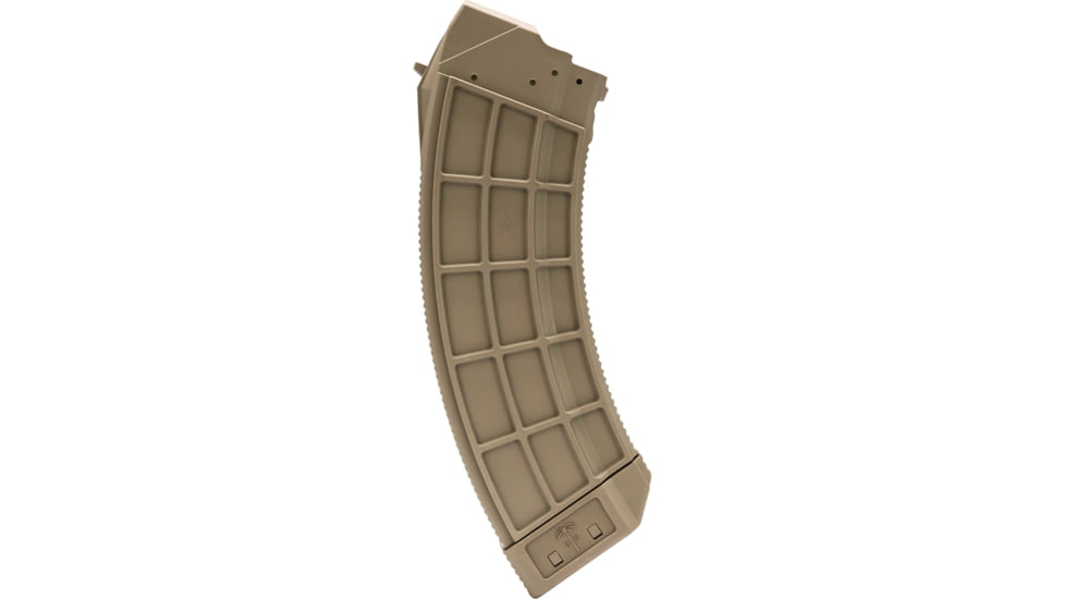 Century Arms US Palm Standard Rifle Magazine, AK-47, 7.62x39mm, 30 Rounds, Flat Dark Earth, 1 Pack, Polymer, MA944A-30RD