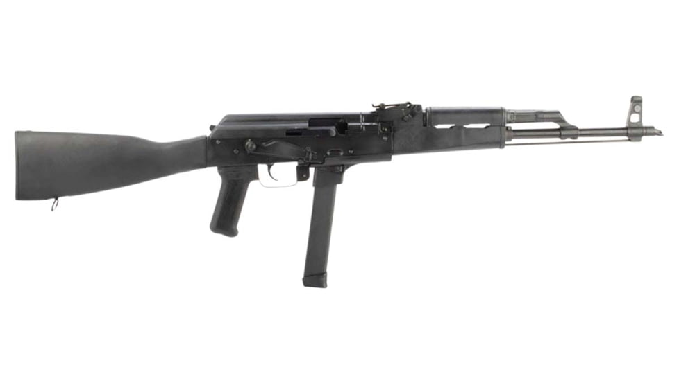 Century Arms WASR Semi-Auto Rifle, 9mm Luger, 17.50 in barrel, Threaded, 33 Rounds, RI4312N-FRRMPG