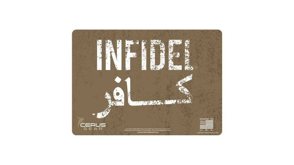 Cerus Gear 3mm Promats 12''x17'' American Infidel Coyote