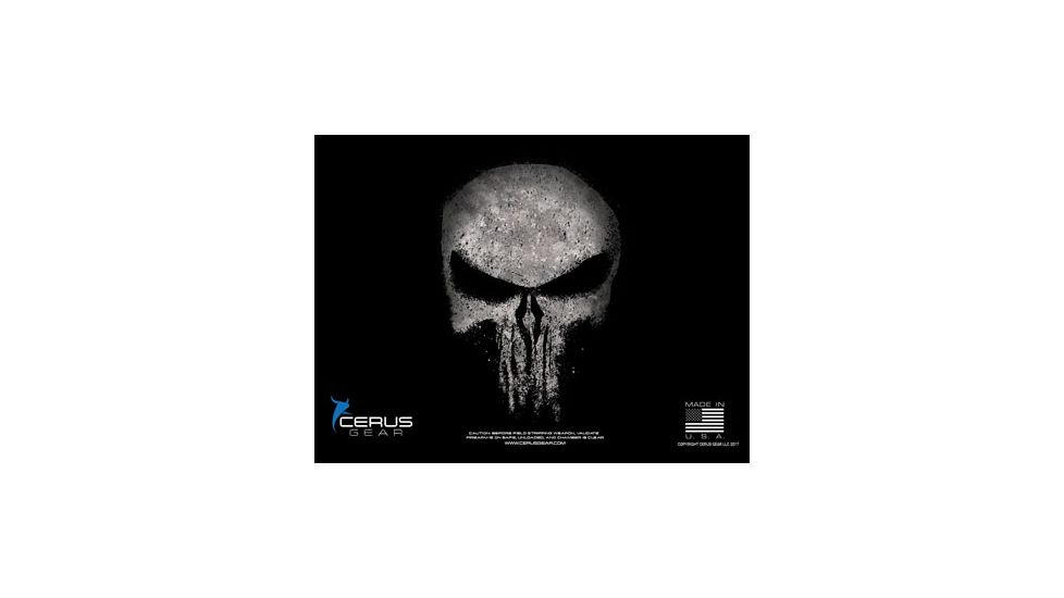 Cerus Gear 3mm Promats 12''x17'' Reaper Black Distress